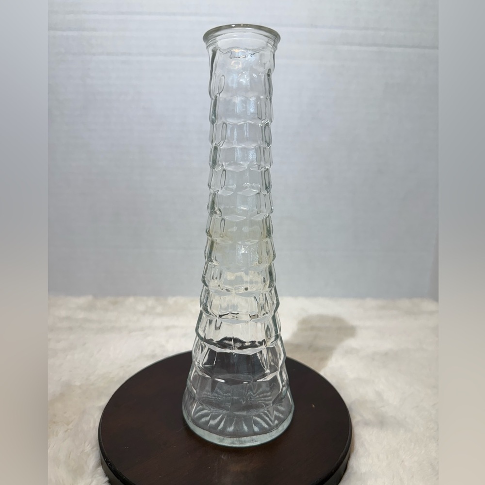 Indiana Glass Whitehall clear glass bud vase